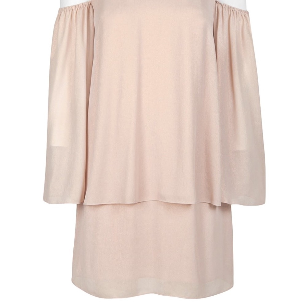 Laundry By Shelli Segal Cold Shoulder Halter Dress - Picture 2 of 4